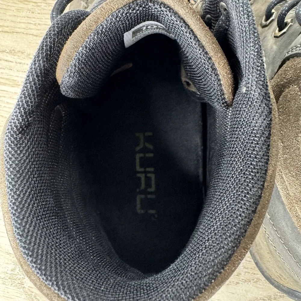 Kuru Quest Brown Leather Plantar Fasciitis Chukka Boots Mens Size 10.5‎ M EU 42